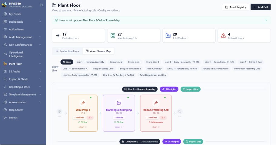 Plant Floor — Connect operational knowledge to where work happens. HIVE360